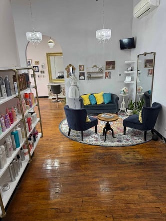 Chair Rental in Boutique Worcester Salon | Loft-Style Charm