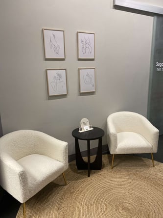 Fully furnished Esthetician room