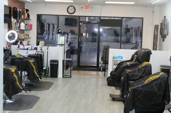 Official Sam Salon have 4 Booth rent available for a Hair Stylis, Barbar, in private room
