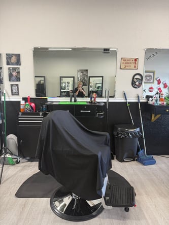 Prime booth rental opportunity at The Shampoo Bar Barbershop and Salon