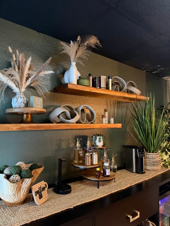 Boutique beauty, health and wellness suite available.