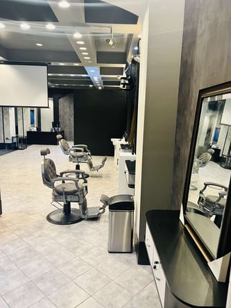 Master barber booth