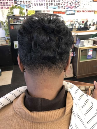 Barber chair booth rental