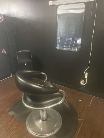 Booth for rent either salon chair or lash table
