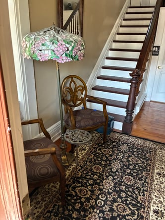2 chair salon in a victorian home located in Mountville, PA ,on a prime location.