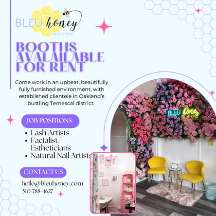 Bleu Honey Beauty Bar looking for some new Hunnies to add to the team!