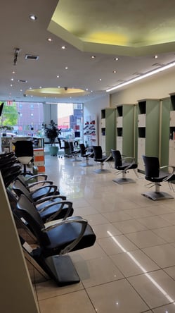Facial/Massage Room, Salon Chair, Russian Gel Station