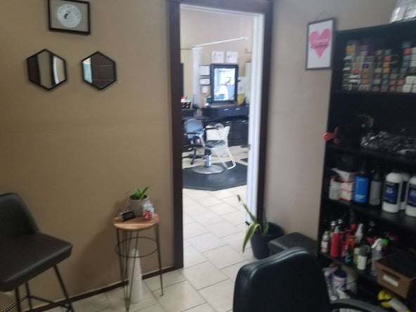 Private treatment room available Stylist stations available