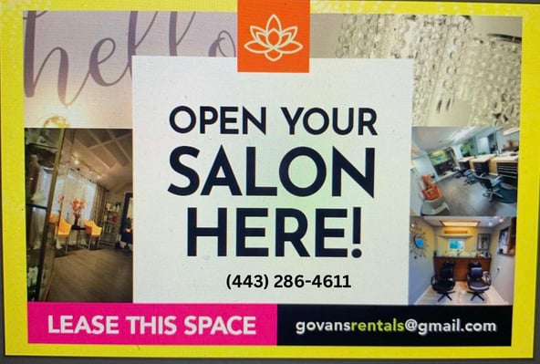 Fully Equipped Salon or Chair Space Available