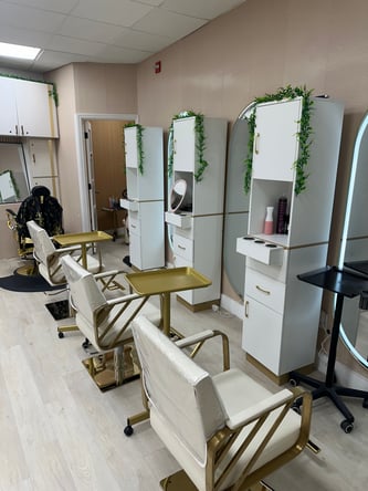 Salon Chairs, Nail Stations & Private Spa Rooms – Miami Beach