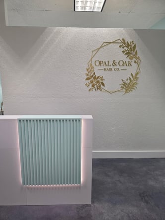 No Commission! Coastal-Modern Chair Rental in Brand-New Stuart Salon