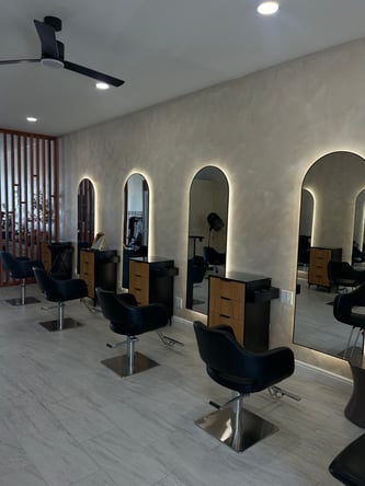 Salon chair for rent in a beautiful new modern salon in Orange, CA!