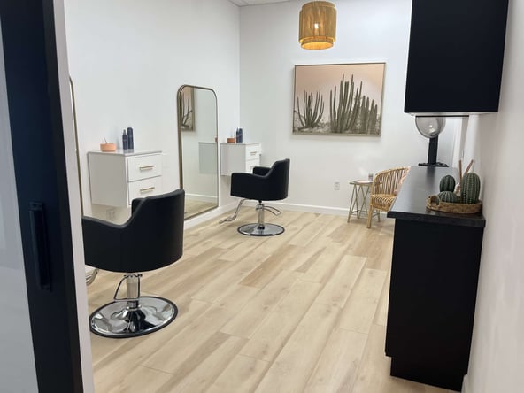 Modern, Clean, New Double Salon Suite