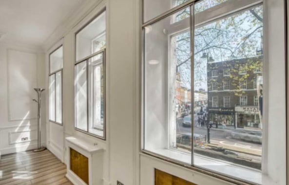 Spacious and glamorous room for aesthetic medical treatments