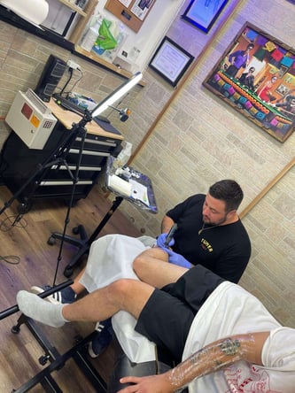 Microblading, Tattoo and Piercings weekly booth rental on Midway Dr. San Diego