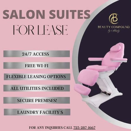 Luxury suites for independent beauty professionals