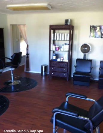 Arcadia Salon & Day Spa has 2 hair stations available for rent.