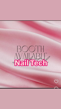Be Your Own Boss Booth Rent available