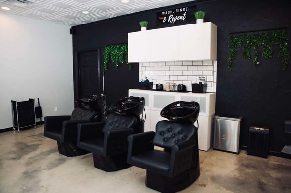 Established open-concept salon in the heart of Billings. Renovated in 2020 with modern sleek touches