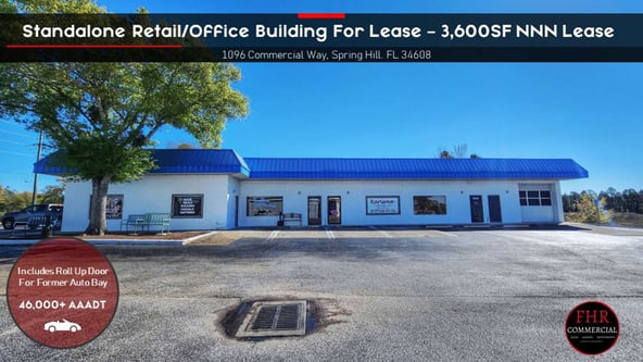 Standalone Hair & Nail Salon Available For Lease In Spring Hill, FL – 46,000VPD