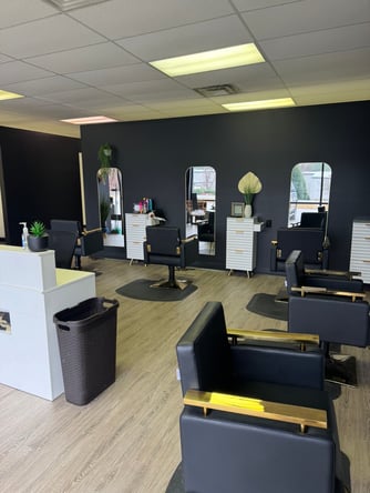 Salon booth/private room rentals.
