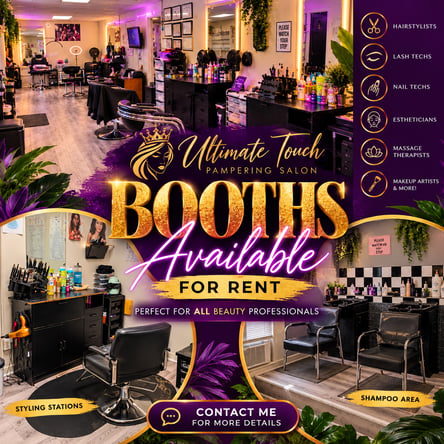 Salon Booth Rental Space