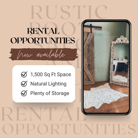 Booth renters wanted