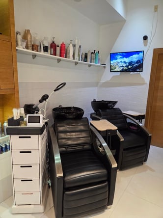 Chair in high end salon