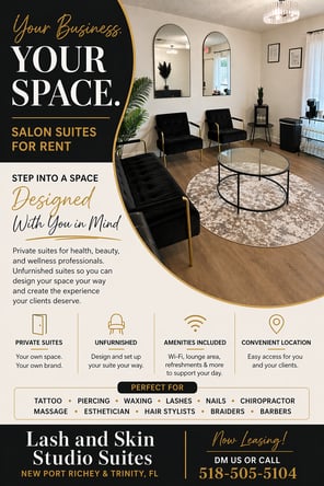 Salon Suites in Trinity & New Port Richey