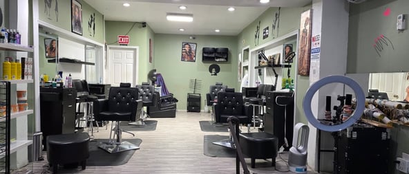 Turnkey Natural Hair Braiding Salon in Lansdowne, PA — 15 Years Established, 4 Stations, New Chairs