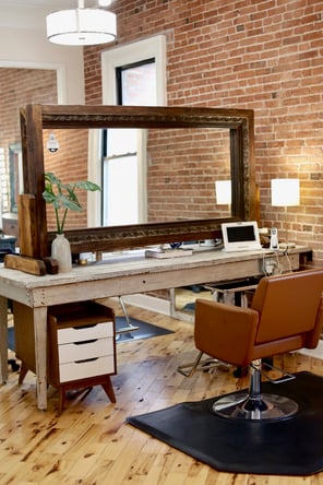 Booth Rental Salon in a bright 2nd floor loft space in downtown St. Louis