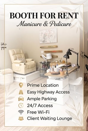 Nail Technician Space for Rent!