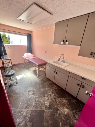 Private Esthetics room available in our pacific beach lash salon