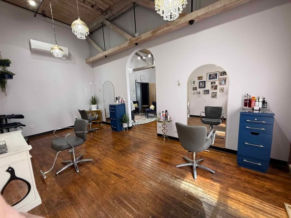 Chair Rental in Boutique Worcester Salon | Loft-Style Charm