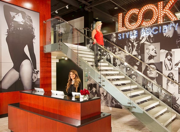 Flexible Hair Station with High Volume of Walk-In Traffic