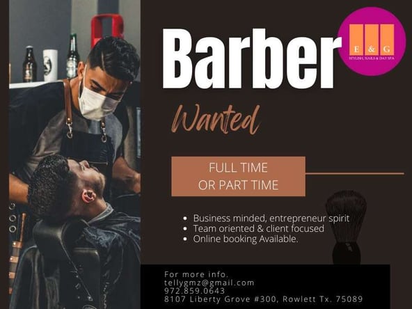 barbers needed