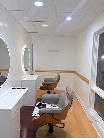 Private Salon Room with 2 Stations for One Stylist – Fairfax – $1100/Month