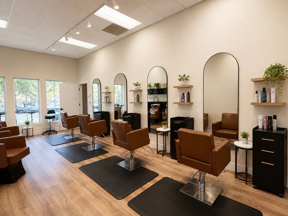 Salon station/facial room available in Brentwood PT/FT