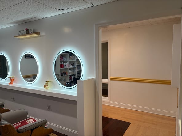 Private Salon Room with 2 Stations for One Stylist – Fairfax – $1100/Month