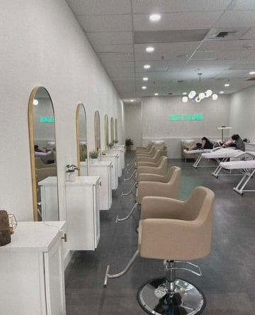 Full service salon rental available