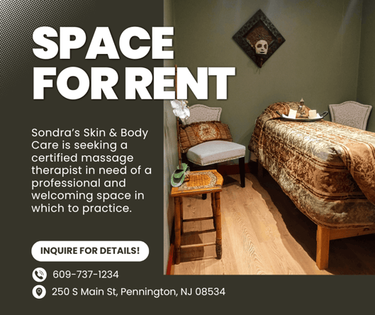 Massage room for Rent in Pennington, NJ