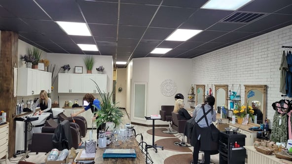 Hair Stylist Booth for rent in busy Salon.