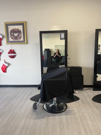 Prime booth rental opportunity at The Shampoo Bar Barbershop and Salon