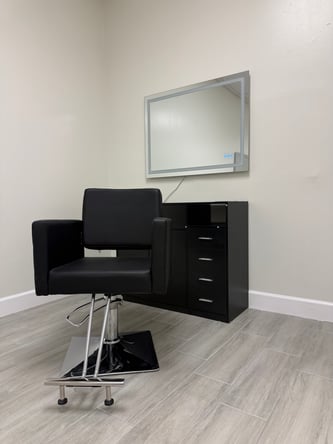 Salon Chair for Rent Inside Bustling Beauty Supply Store in Palm Bay