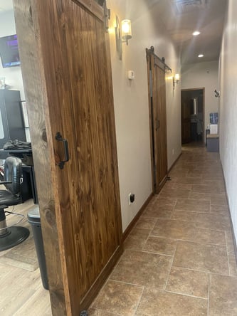 2 chair 2 shampoo bowl suite