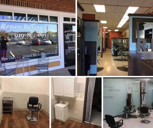 Salon Chair for Rent in Raleigh’s Plantation Square – High Traffic!