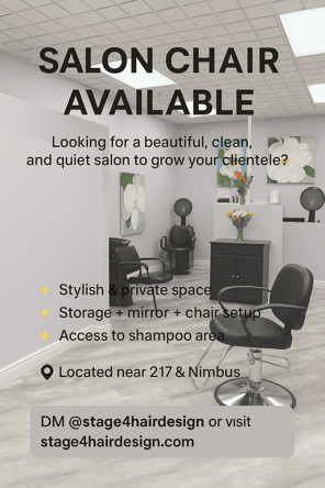 ✨ STYLIST STATIONS AVAILABLE ✨