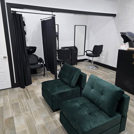 Luxury Hairstylist Booth in a Trichology-led hair & scalp wellness salon (Bed-Stuy, Brooklyn)