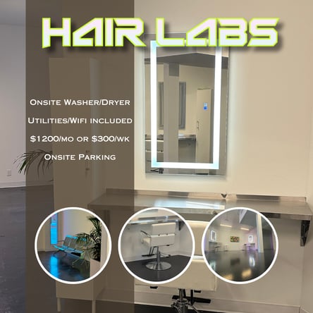 Hair stylist/Beauty pros chair rental at Hair Labs