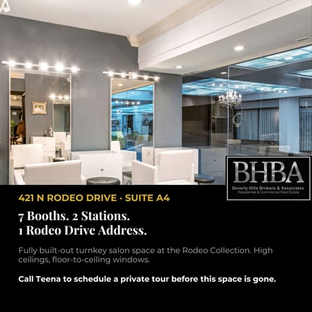 Beauty Spaces on Rodeo Drive in Beverly Hills Nails, Eyebrows, Eyelashes, Hair, Make Up, & More